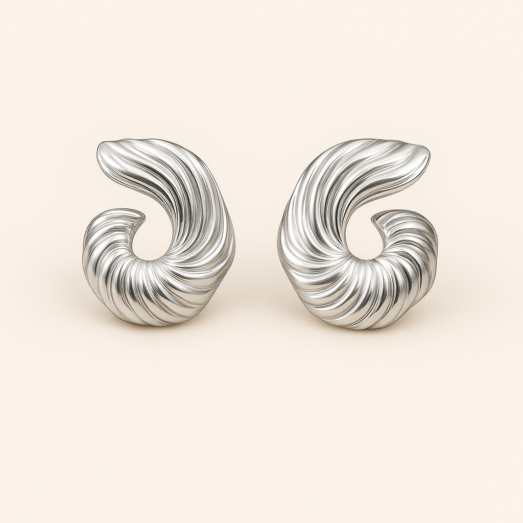 IRIS Gold Sculptural Earrings