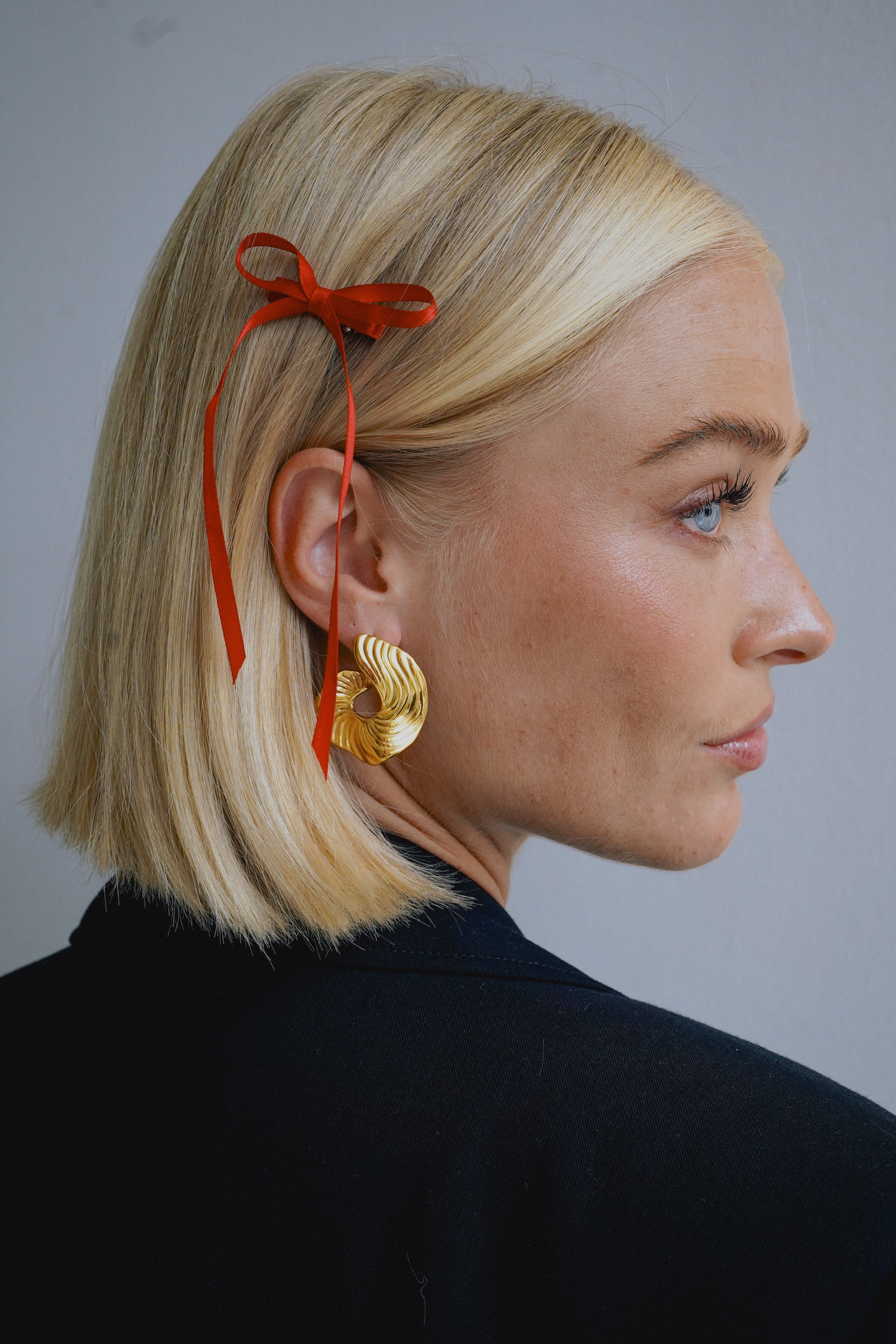 IRIS Gold Sculptural Earrings